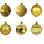 12'li Gold 6 Cm Yılbaşı Topu, Çam Ağacı Topu, Süs Topu
