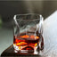 1 Adet Beyaz İrregular İskandinav Tarzı Bükülme Cam Viski, Kokteyl, Bourbon Sunum 236ml