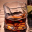 1 Adet Beyaz İrregular İskandinav Tarzı Bükülme Cam Viski, Kokteyl, Bourbon Sunum 236ml