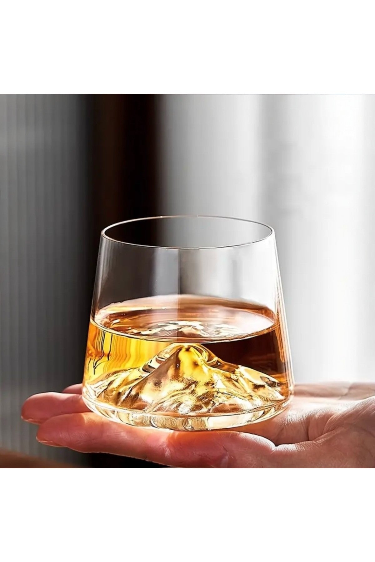 1 Adet Dağ Şeklinde Viski, Şarap, Kokteyl, Bourbon, Sunum Bardağı