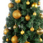 6 Adet Gold 5 Cm Yılbaşı Topu, Noel Topu, Çam Ağacı Topu, Süs Topu T-46