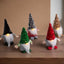 1 Adet 18 cm Burnu Yanan Gnome Payetli Yılbaşı Şans Cücesi Yılbaşı Süsü