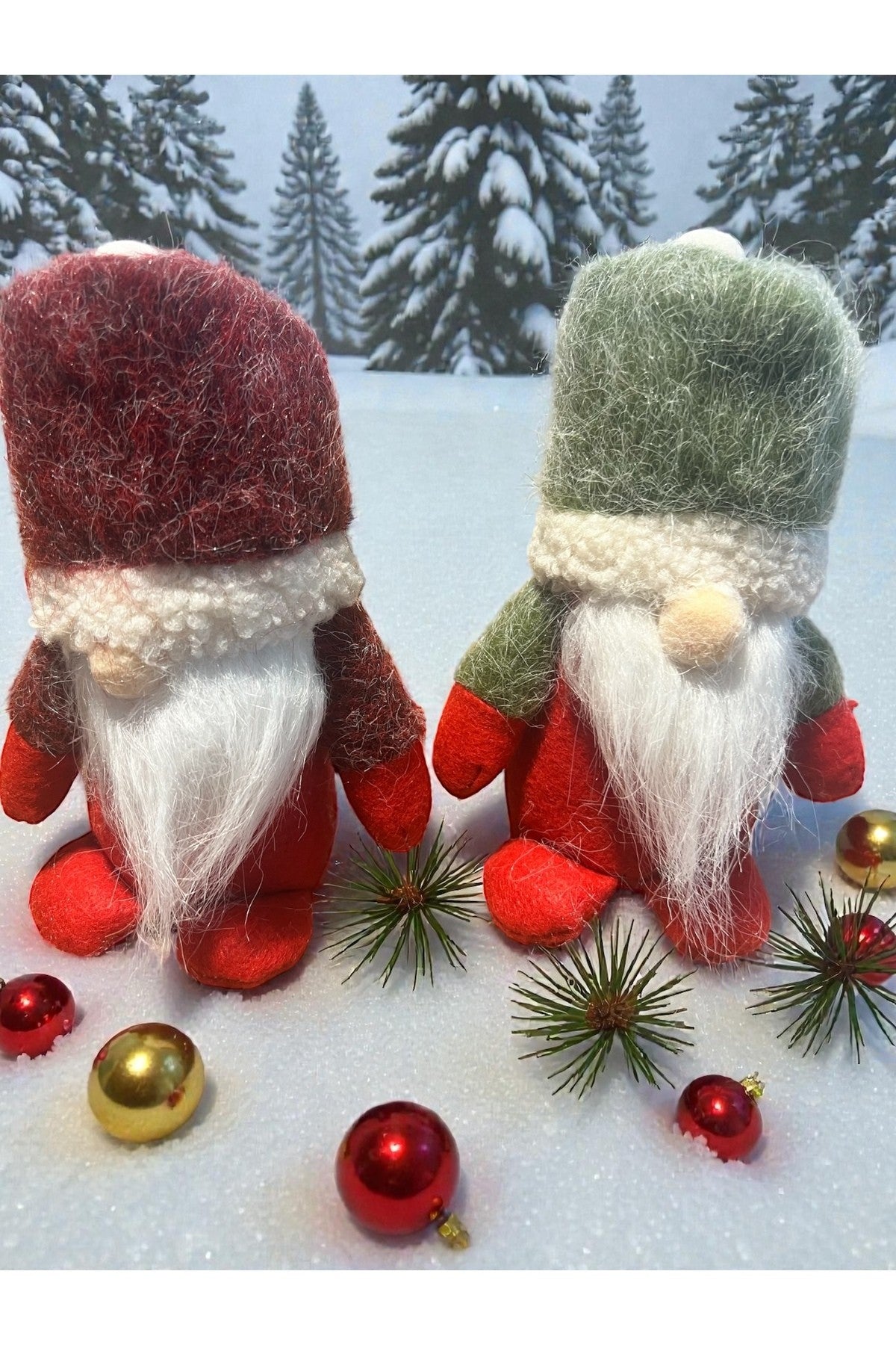 1 Adet Gnome Yılbaşı İskandinav Şans Cücesi Süs Dekorasyon