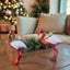 2’li Flamingo Yılbaşı Ağacı Süsü – Kırmızı Noel Ornament – Asılabilir Dekoratif Flamingo Figürü