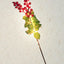 LED Peri Gün Işığı + 4 Adet 60 Cm Yılbaşı Kokina Kırmızı Berry Sapları Noel Berry Dalları