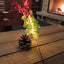 LED Peri Gün Işığı + 4 Adet 60 Cm Yılbaşı Kokina Kırmızı Berry Sapları Noel Berry Dalları