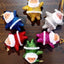 6’lı Yılbaşı Noel Baba Asma Süs – Parlak Simli Renkli Christmas Tree Ornament