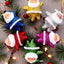 6’lı Yılbaşı Noel Baba Asma Süs – Parlak Simli Renkli Christmas Tree Ornament