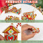 1 Adet Mini Noel Süsleri Kurabiye Ev Yılbaşı Ağacı Süsü Gingerbread Dekoratif Ornament