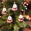 4 Adet Noel Baba Şeklinde Çam Ağacı Süsü Noel Ağacı Süslemeleri