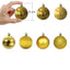 12'li Gold 5 Cm Yılbaşı Topu, Noel Topu,çam Ağacı Topu, Süs Topu