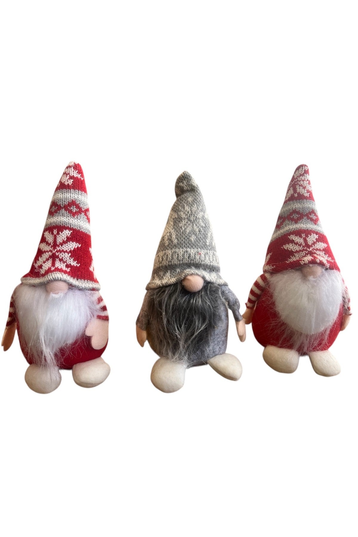1 Adet 18 cm Burnu Yanan Yılbaşı Gnome Şans Cücesi İskandinav Yılbaşı Cücesi