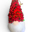 Gnome Şans Cücesi (15 cm) – Kırmızı Yeşil Payetli Şapkalı Yılbaşı Süsü Dekorasyonu