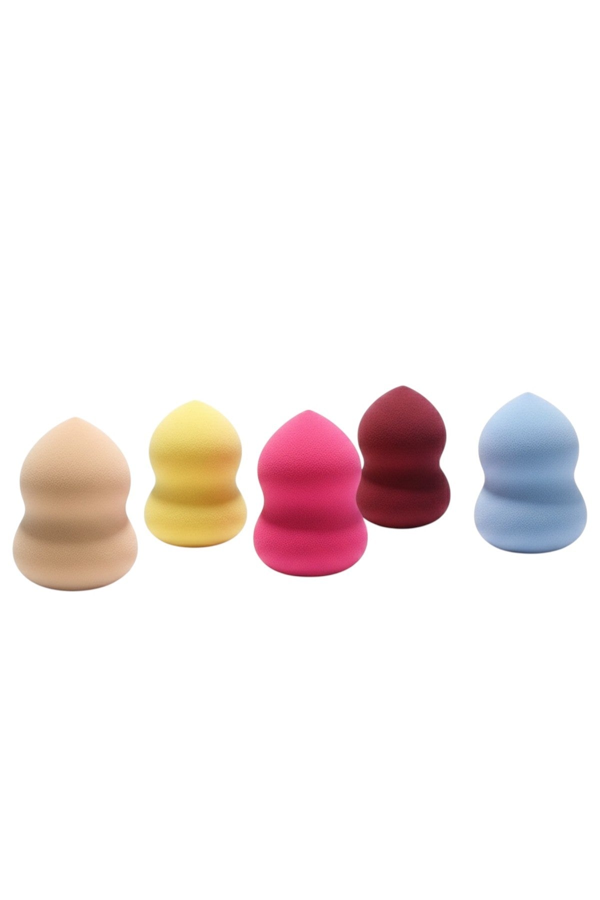 5 Adet Profesyonel Makyaj Süngeri Seti - Kusursuz Uygulama İçin Fondöten ve Kapatıcı Süngeri