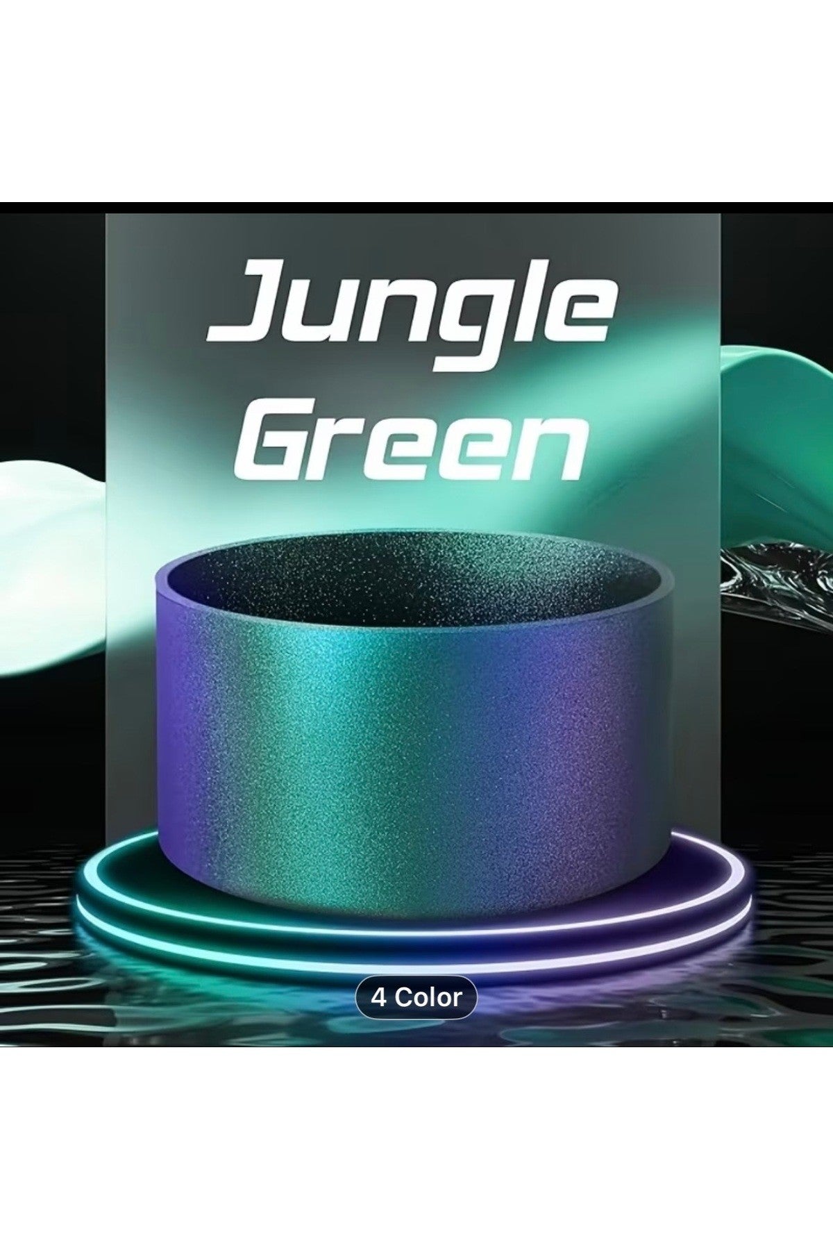1 Adet Stanly Quencher Uyumlu Jungle Green Kalınlaştırılmış Koruyucu Taban Kılıfı - Yanardöner Renk