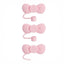 1 Adet Kawaii Tarzı Stanly Quencher için Fiyonk Pipet Başlığı - 9-10 mm Pipetlerle Uyumlu Silikon