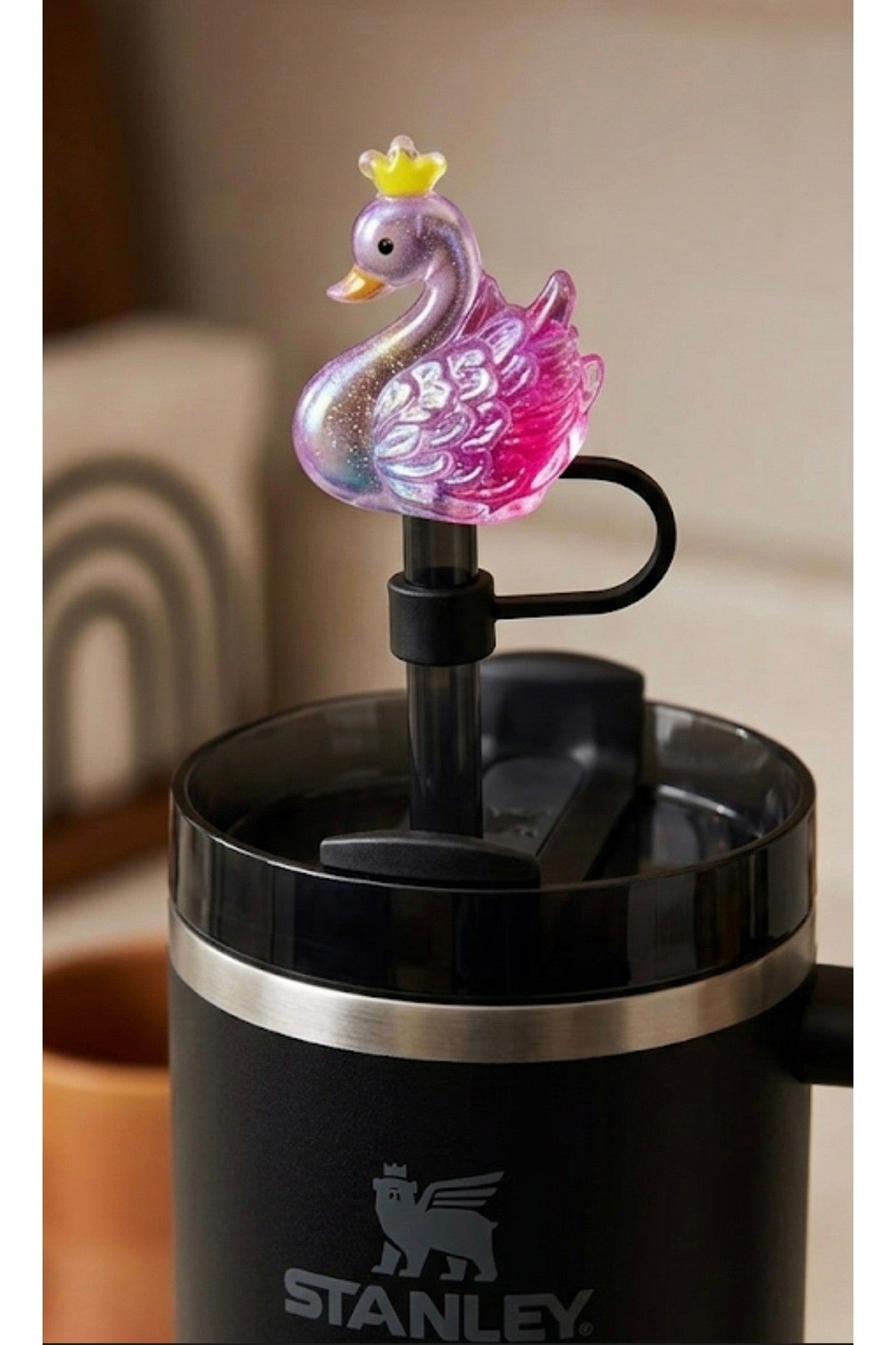 Kraliçe Kuğu Stanly Quencher Pipet Tıpası Quencher Pipet Kapağı