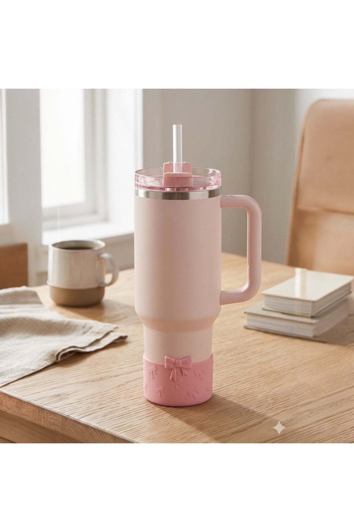 Stenley Quencher Tumbler Uyumlu Fiyonklu Silikon Alt Koruyucu (Boot) – 1.18L / 40oz