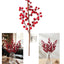 1 Adet 70 cm Büyük Boy El Yapımı Uğur Kokina Red Berry Yılbaşı Süsü Süs t1151