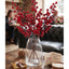 1 Adet 70 cm Büyük Boy El Yapımı Uğur Kokina Red Berry Yılbaşı Süsü Süs t1151