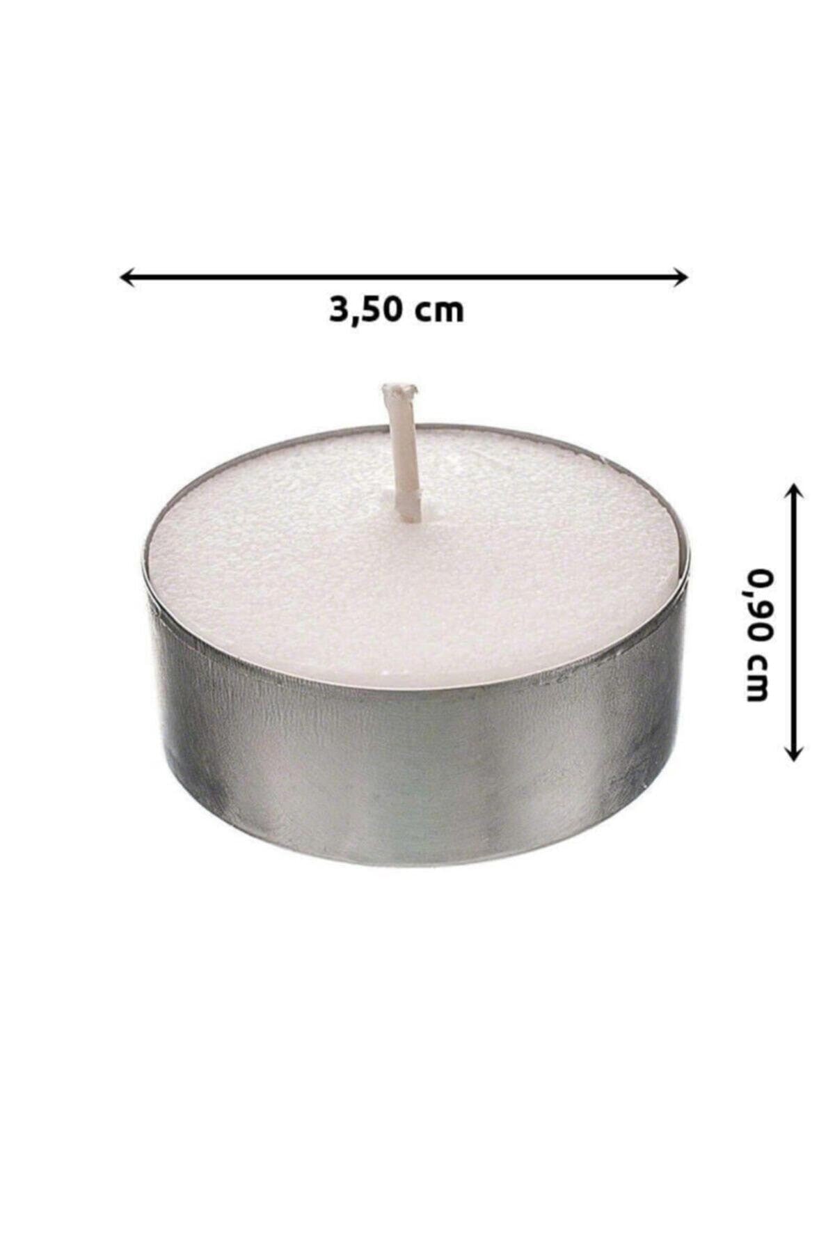 Tealight Mum, 50 Adet, Beyaz – Mum & Kandil