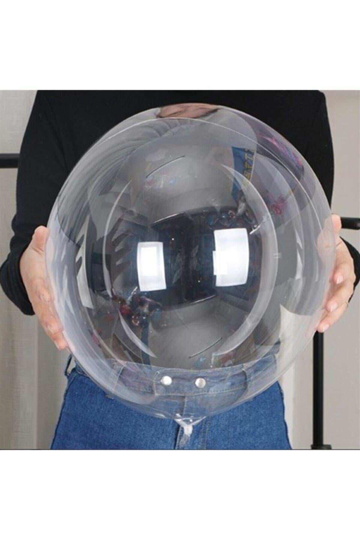 1 Adet 3 Metre 30 Peri Led Şeffaf Balon Çubuklu Pil Kutulu Işıklı Ledli Balon Gün Işığı Renk