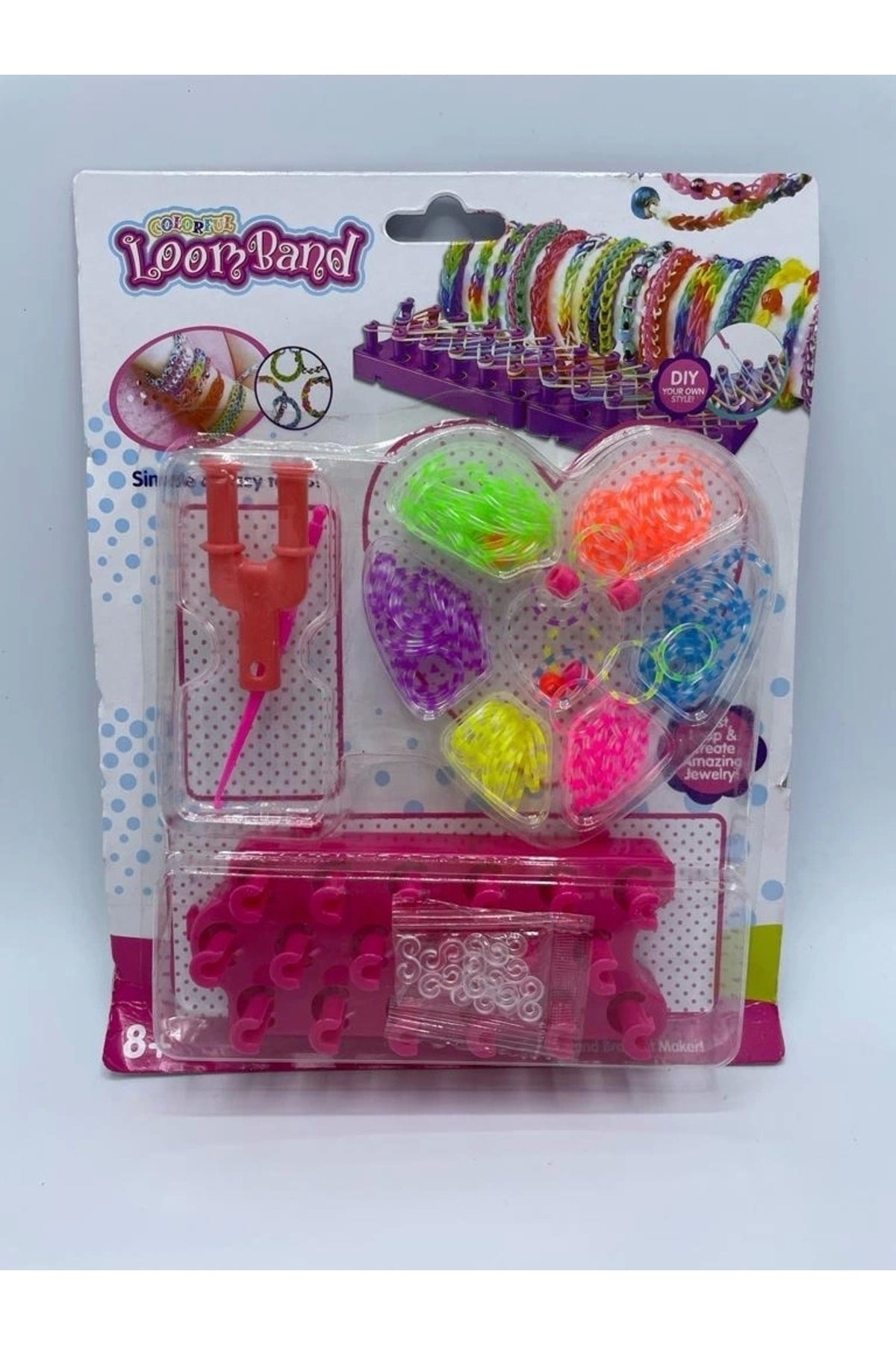 Rengarenk Bileklik Yapma Seti Rainbow Loom Bands