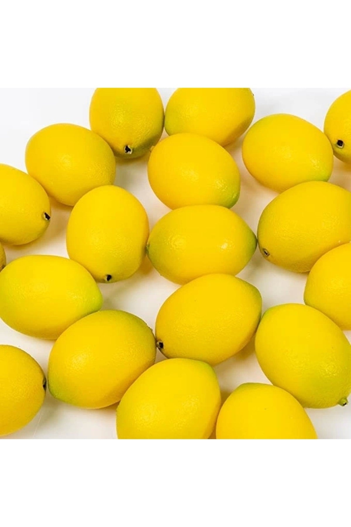 3 Adet Sahte Limon Yapay Limon Ev Mutfak Süsü