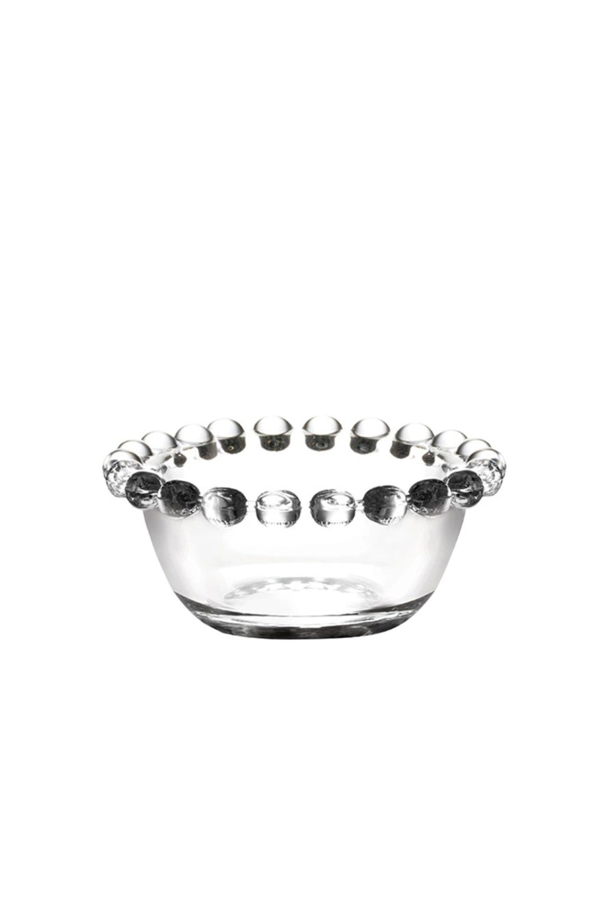1 Adet Yuvarlak Boncuk Kenarlı Çerez Draje Lokum Reçel Sunum Kasesi Tealight Mumluk