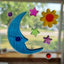 3 Boyutlu Ay Figürlü Duvar Sticker, Ay Yıldız Figürlü Sticker