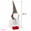 1 Adet 35 cm Uzun Şapkalı Gnome Tomte Şans Cücesi Yılbaşı Süsü Parti Dekorasyon Süs